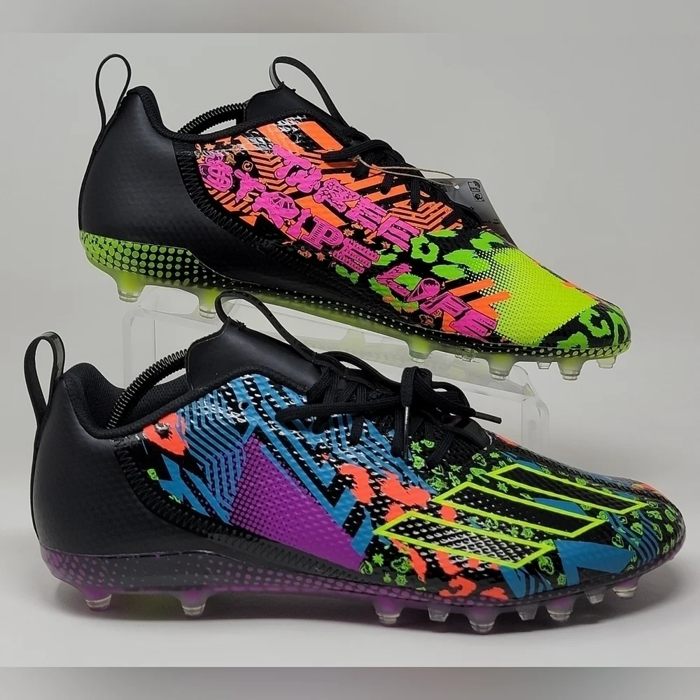 Adidas Adizero Spark Mismatch Football Cleats IG9569 Multi Color Men’s 12.5 New